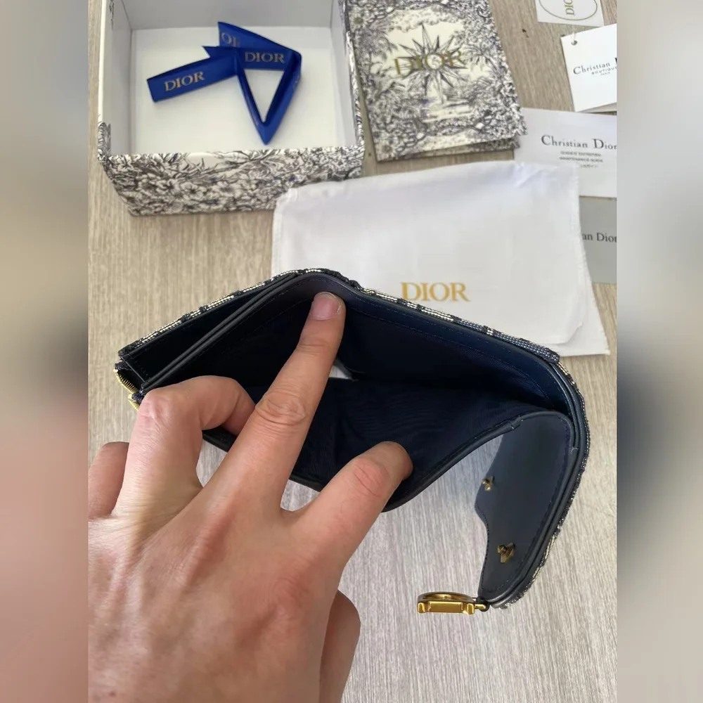 Dior Saddle Lotus Wallet